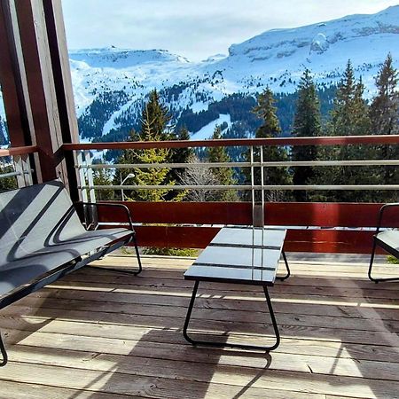 Appartement Premium En Pleine Nature A Flaine, 8 A 10 Personnes - Piscine Exterieure Chauffee, Jacuzzi, Sauna, Hammam Et Salle De Sport Luaran gambar