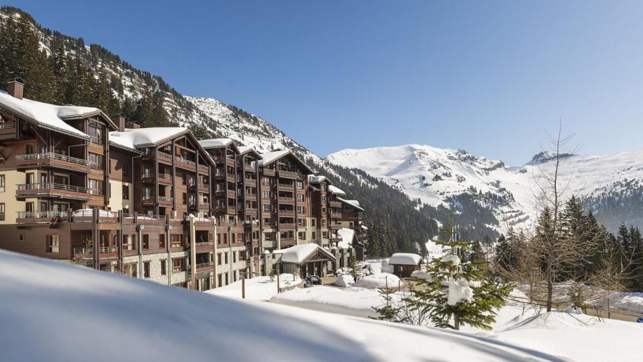 Appartement Premium En Pleine Nature A Flaine, 8 A 10 Personnes - Piscine Exterieure Chauffee, Jacuzzi, Sauna, Hammam Et Salle De Sport Luaran gambar